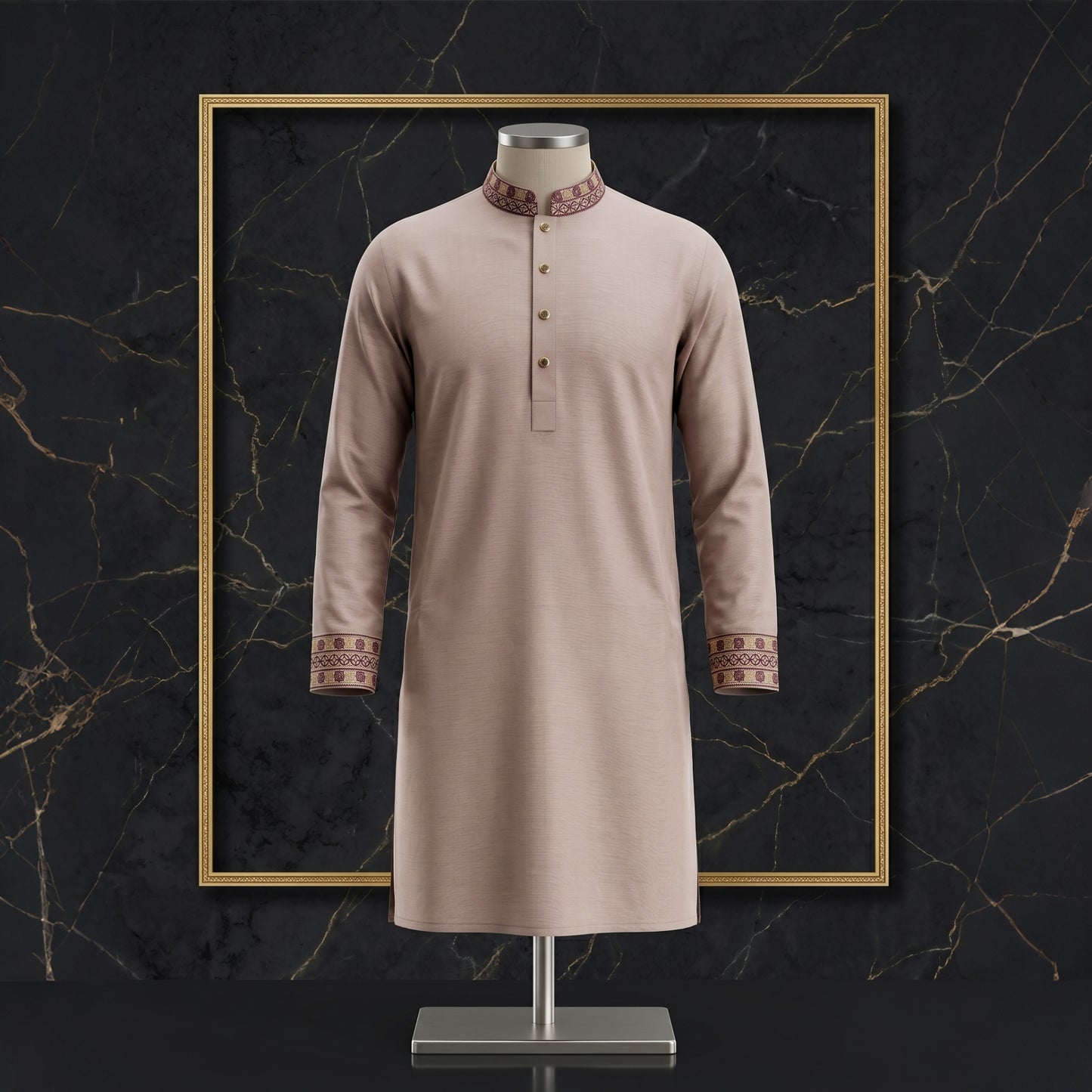 Elegant Minimal Embroidered Panjabi | CD-PG122